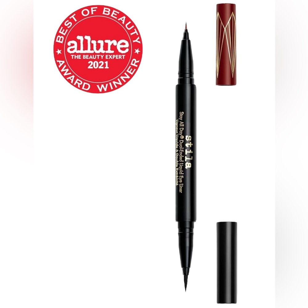 Stila Stay All Day Dual Ended Liquid Eye Liner Sangria/Intense Black - Picture 7 of 9